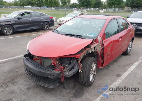 2014 Toyota Corolla Le Plus из США, поврежденный, VIN 2T1BURHE2EC068928